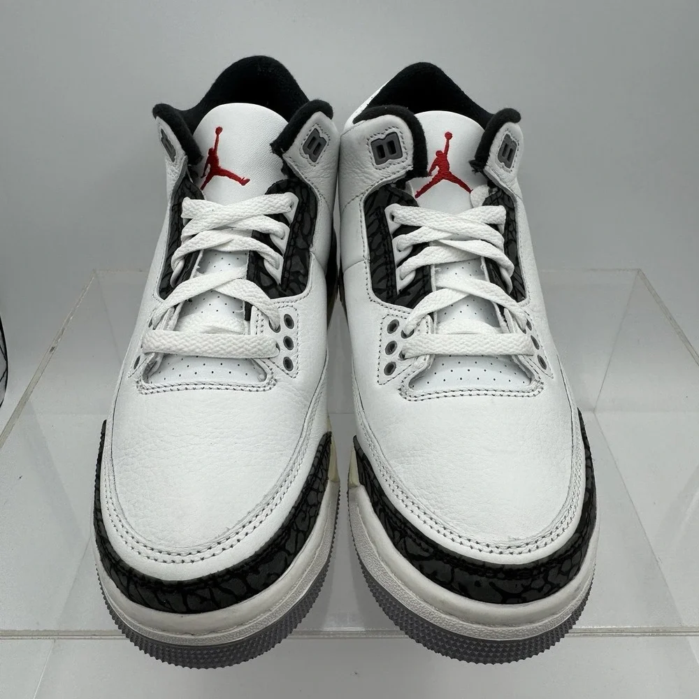 Brand New Air Jordan 3 Retro GS Summit White Cement Grey DM0967-106 Size 6.5Y